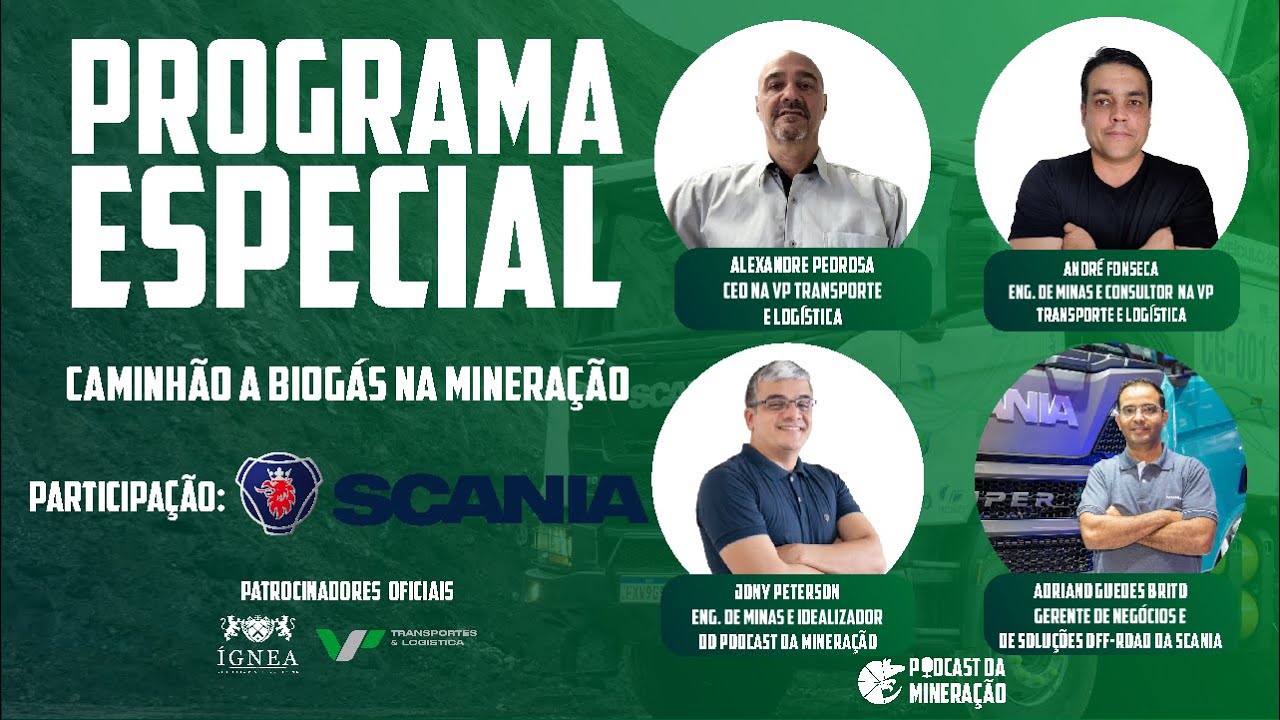 Caminhão a Biogás na Mineração - VP Transportes & Logística
