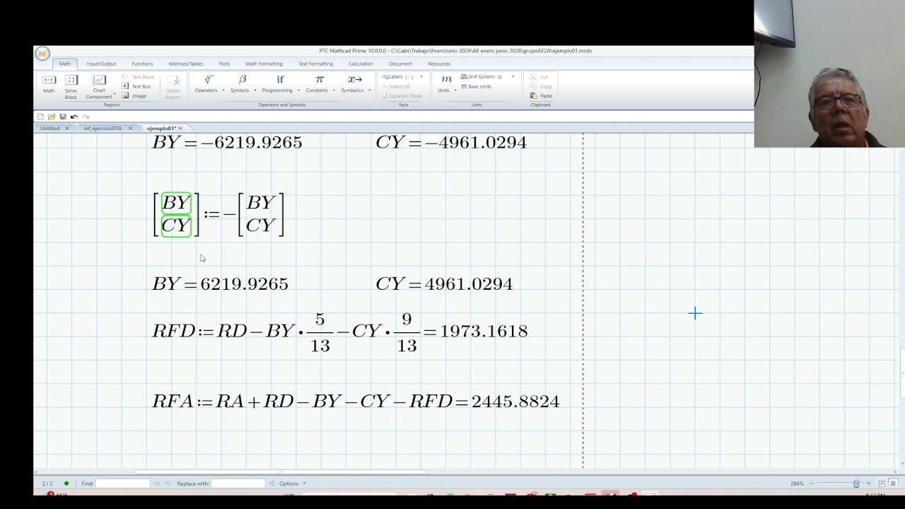Structural analysis CB15 Virtual