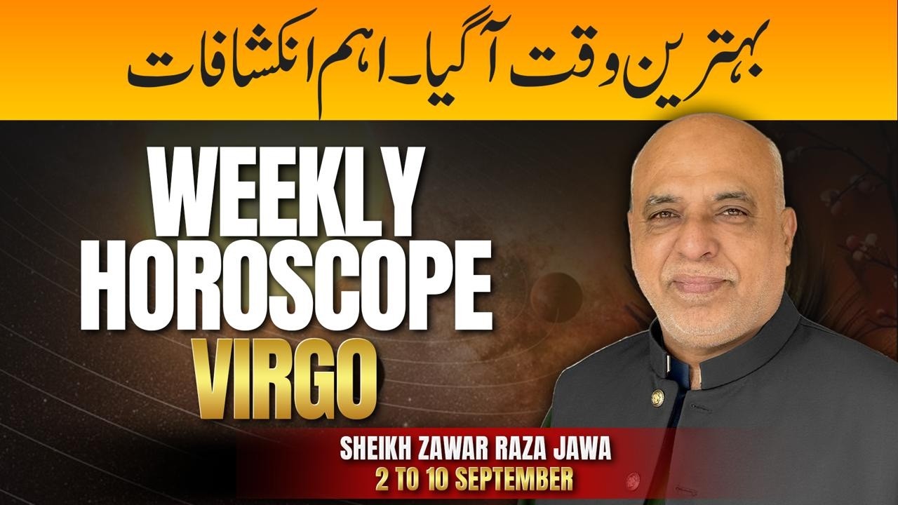 Virgo Weekly Horoscope | 2 to 12 September 2026 | Weekly Horoscope by Raza Jawa