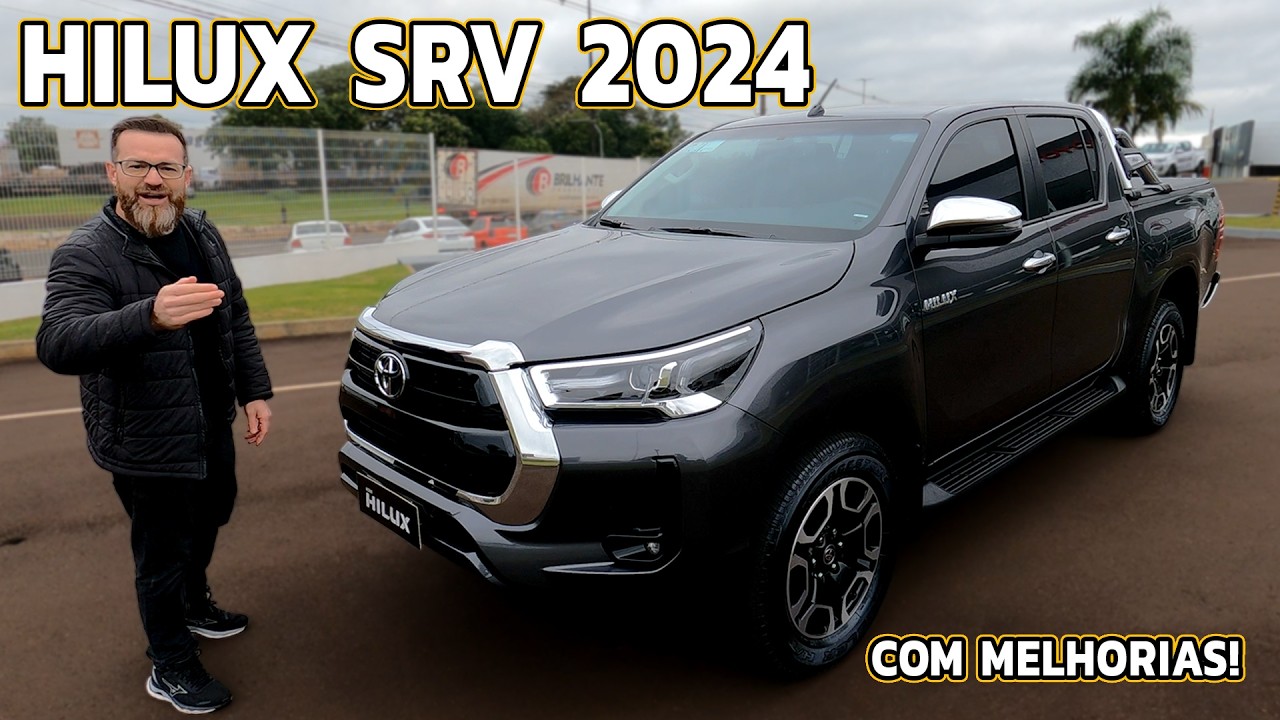 TOYOTA HILUX SRV 2024 - Versão Que Mais Vende Ficou Ainda Melhor!