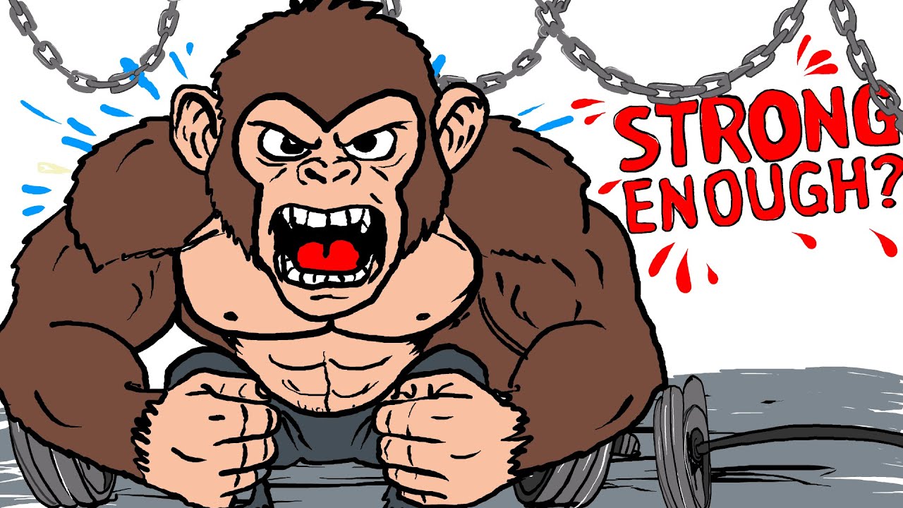 5 Exercises that give you gorilla strength 💪 #gymtips #gymmonkey