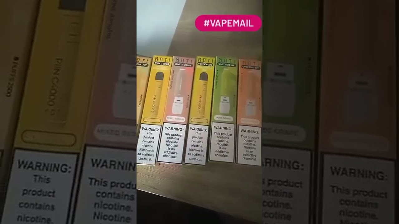 Unboxing Moti one and Moti fine c4000 vape from Moti's fans