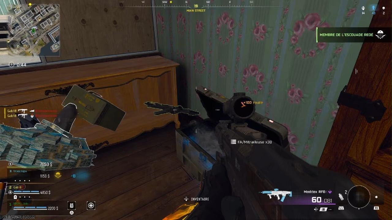 Debut sur warzone ps5