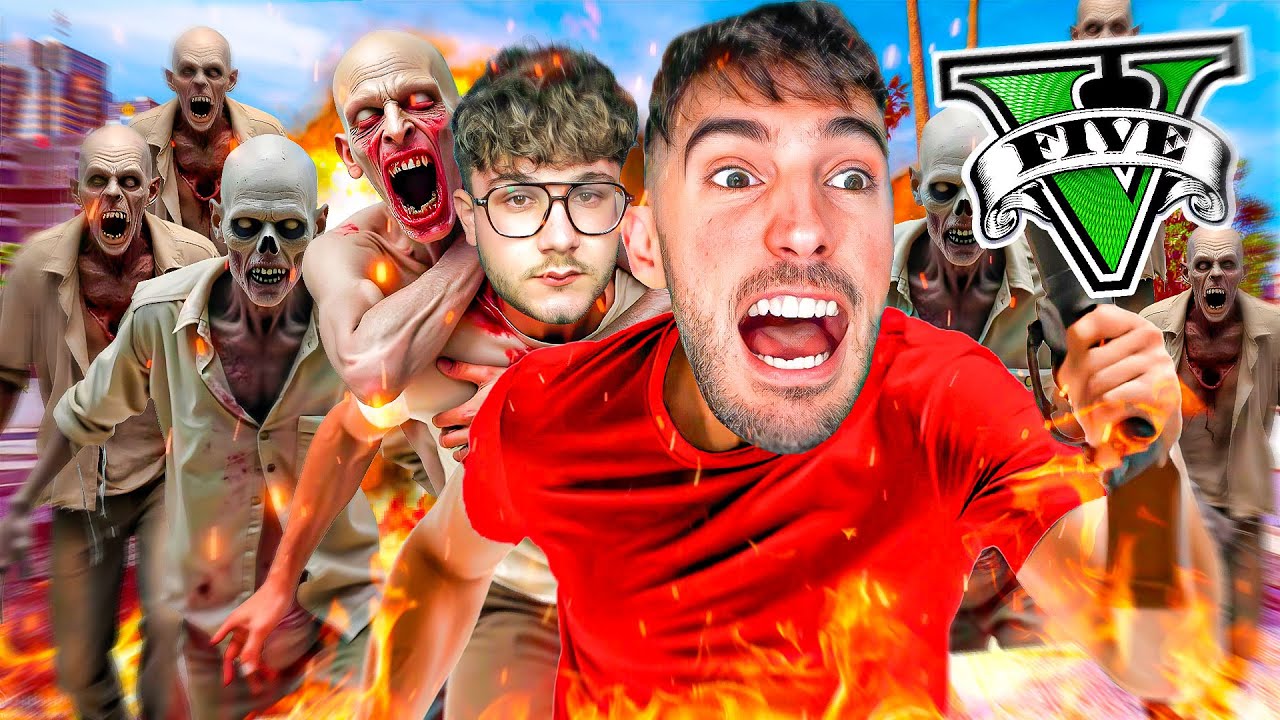 SUPERVIVENCIA ZOMBIE CON AMIGOS EN GTA 5 ONLINE !!