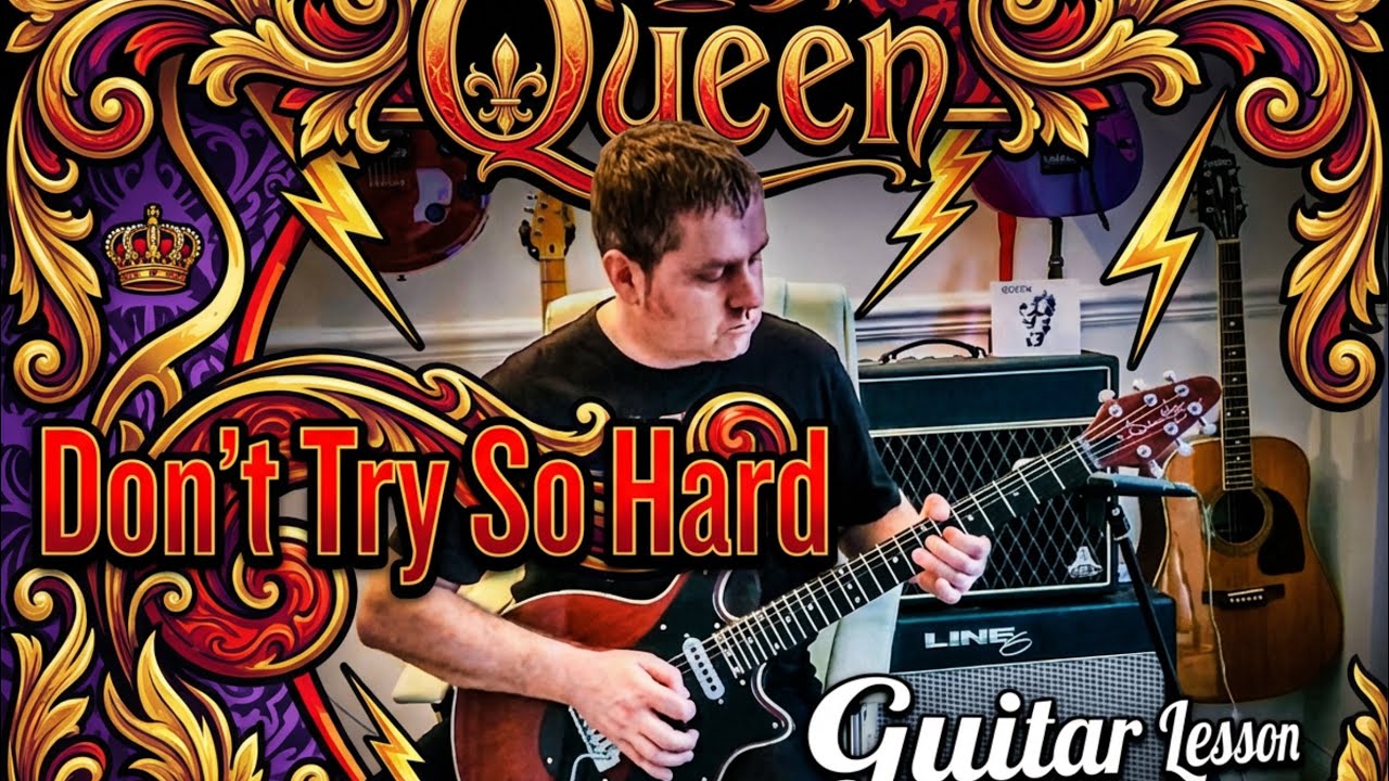 Queen - Don't Try So Hard - Guitar Lesson (Guitar Tab)