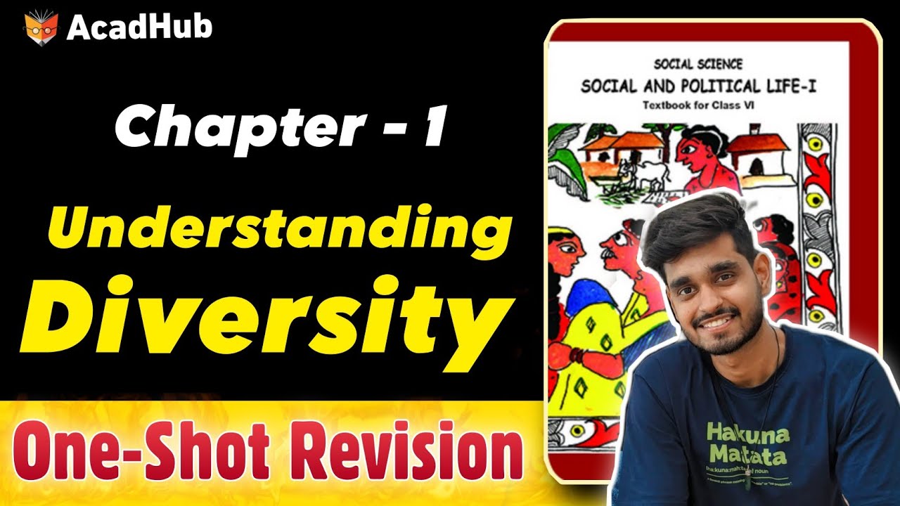 Class 6 Civics Chapter 1 Understanding Diversity Full Chapter Oneshot Explanation