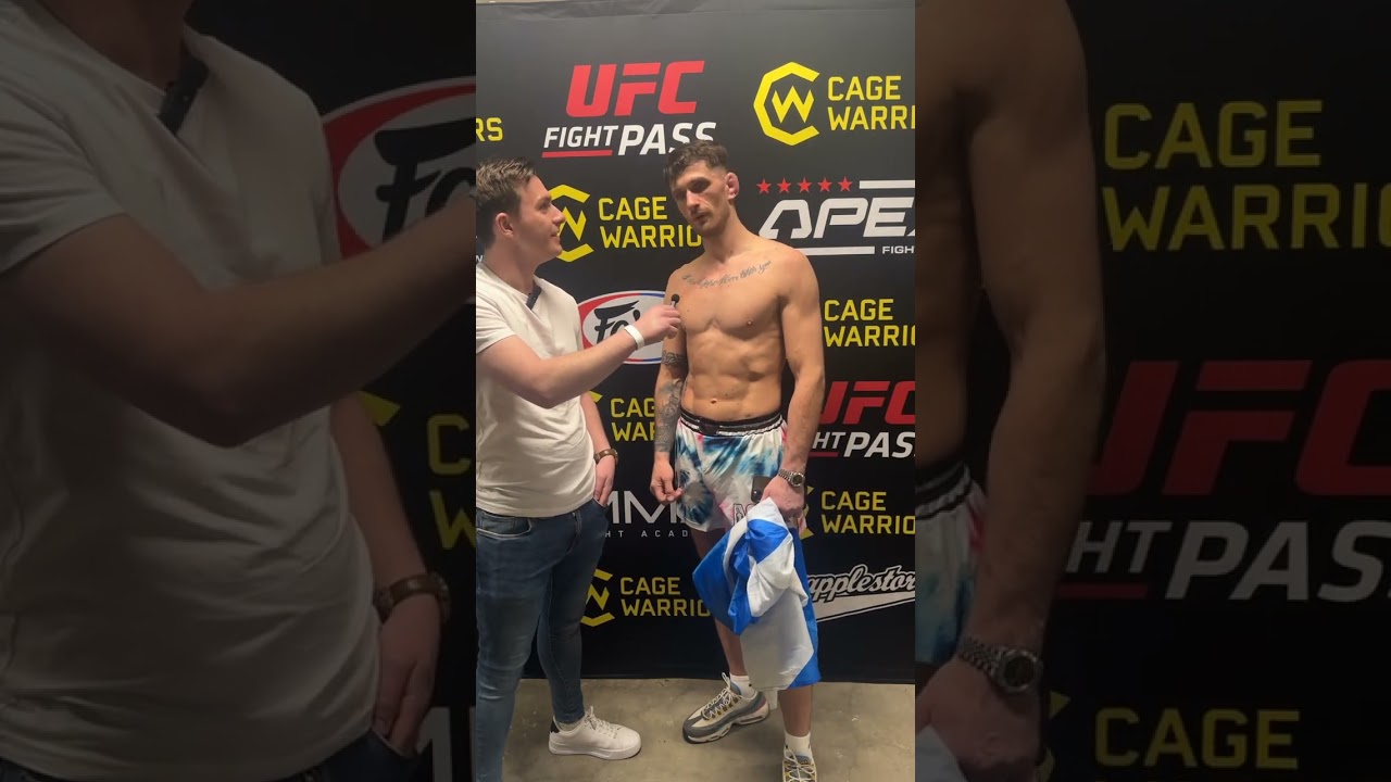 Cage warriors 171 Post Fight Interview: Paul McBain