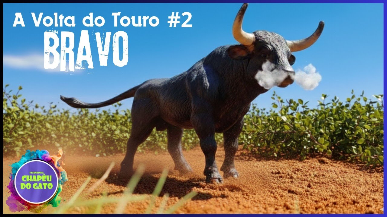 E AGORA!? O TOURO BRAVO INVADIU A FAZENDA DE BRINQUEDO!