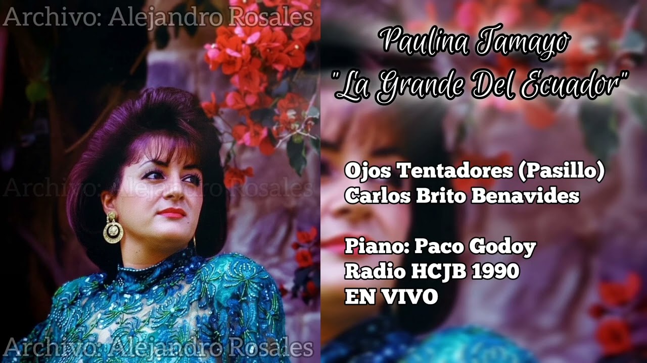 Ojos Tentadores (Pasillo) - Paulina Tamayo En Vivo Radio HCJB 1990 JOYA EXCLUSIVA