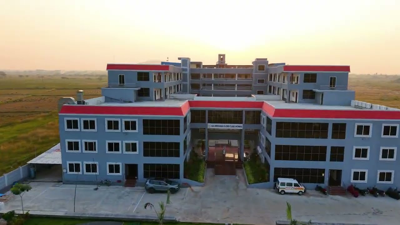 Best Senior CItizens Homes Drone View