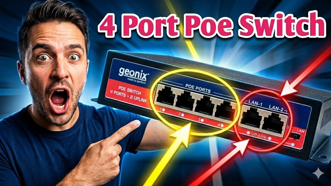 4 Port Poe Switch | Poe Switch 4 Port | Poe Switch For Ip Camera