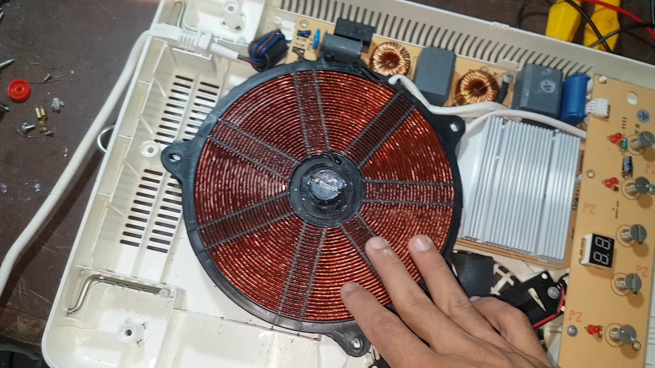 Fogão de indução em curto circuito resolvido