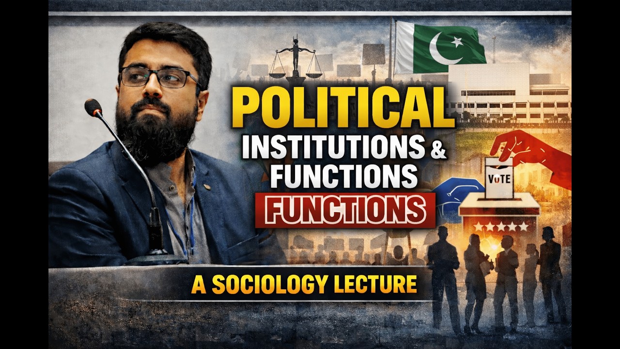 What is Political  Science | Political Institution | Functions in hindi/urdu Sociology Lecture CSS