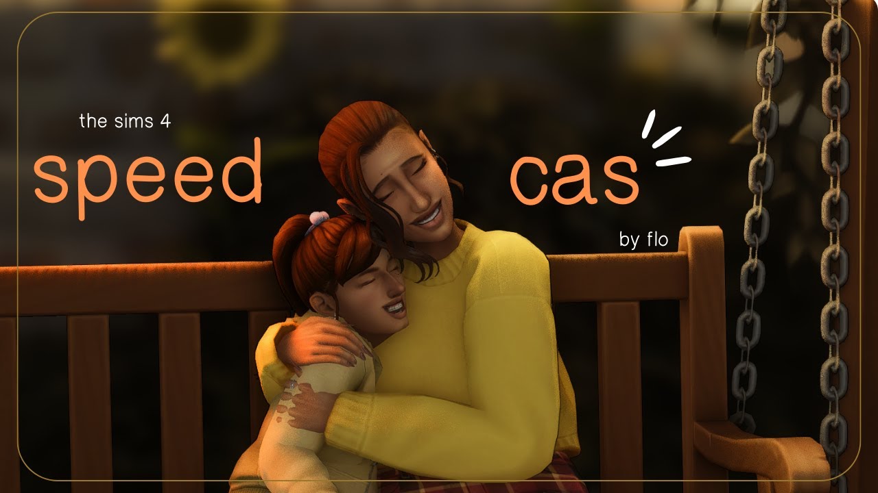creating my current household 𑣲 | sims 4 speed cas