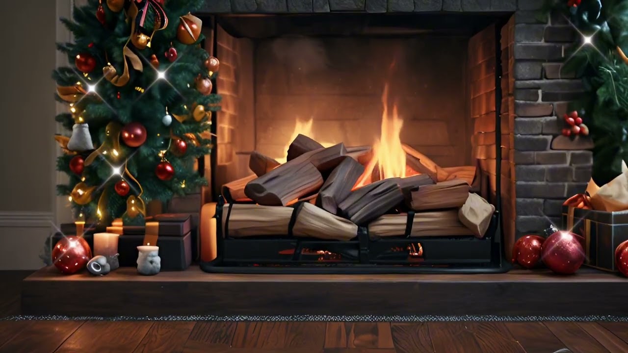 Fireplace Brasa Christmas Jul Juls&aring;nger &ndash; Musik f&ouml;r Stresshantering, Avkopplande Musik, Meditations