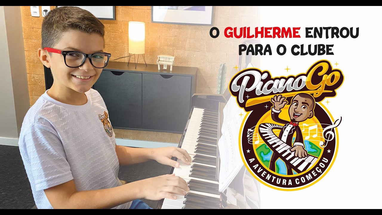 O GUILHERME INÁCIO entrou para o Clube Piano Go!!!