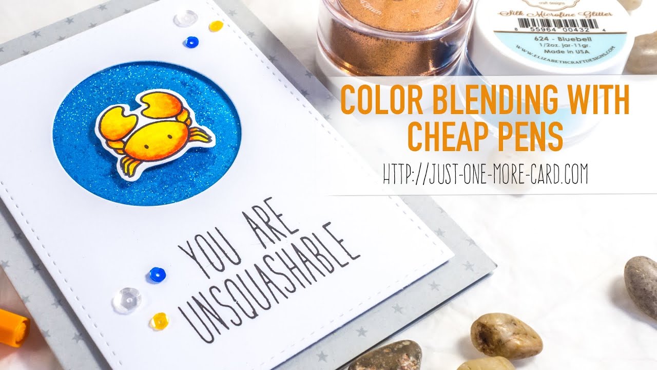 Blending and Coloring With Cheap Pens