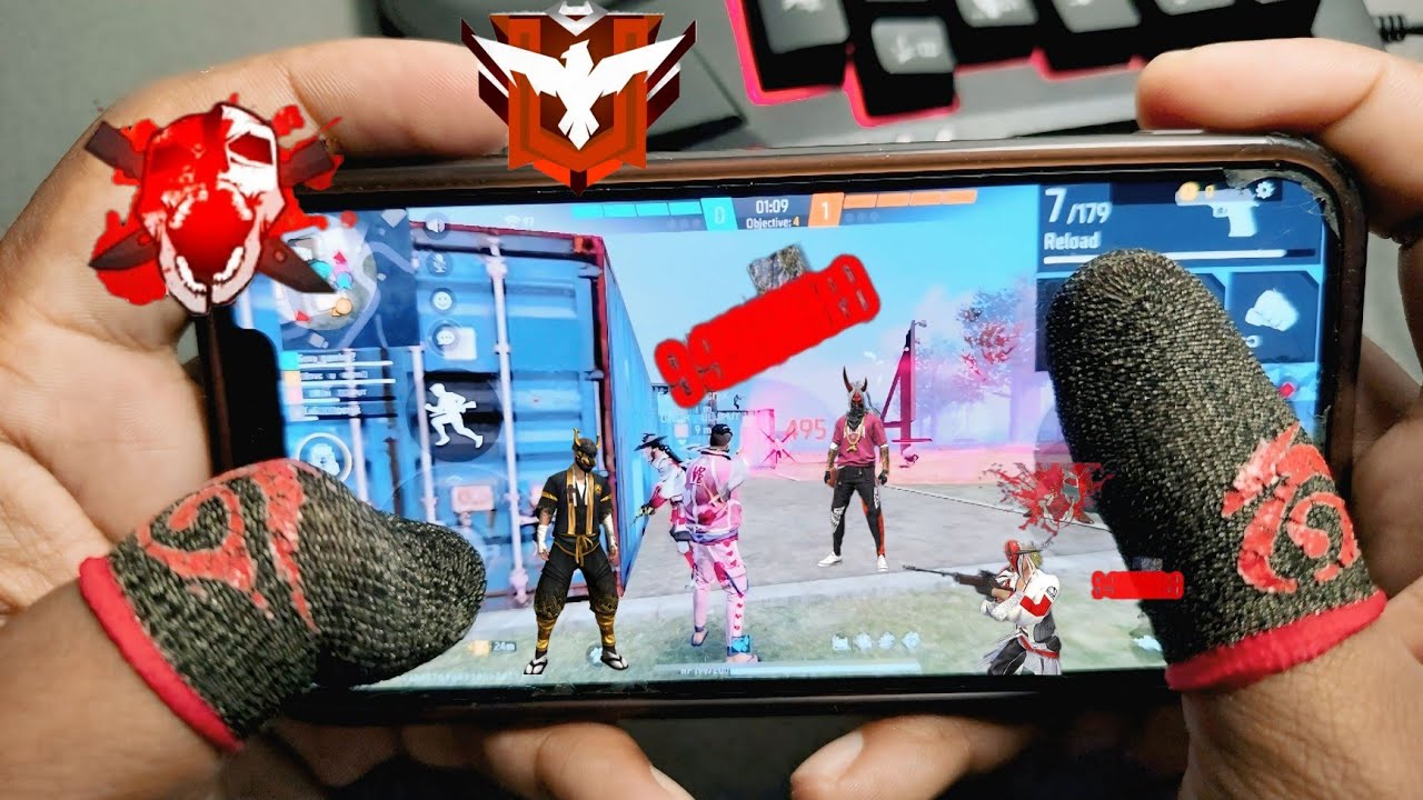 how to play ff like a pro in cs rank /3 finger hadcam gameplay iPhone x cs 💥