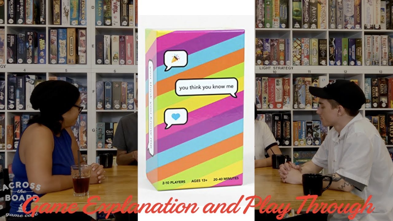 You Think You Know Me.  Rules, set-up and play through.