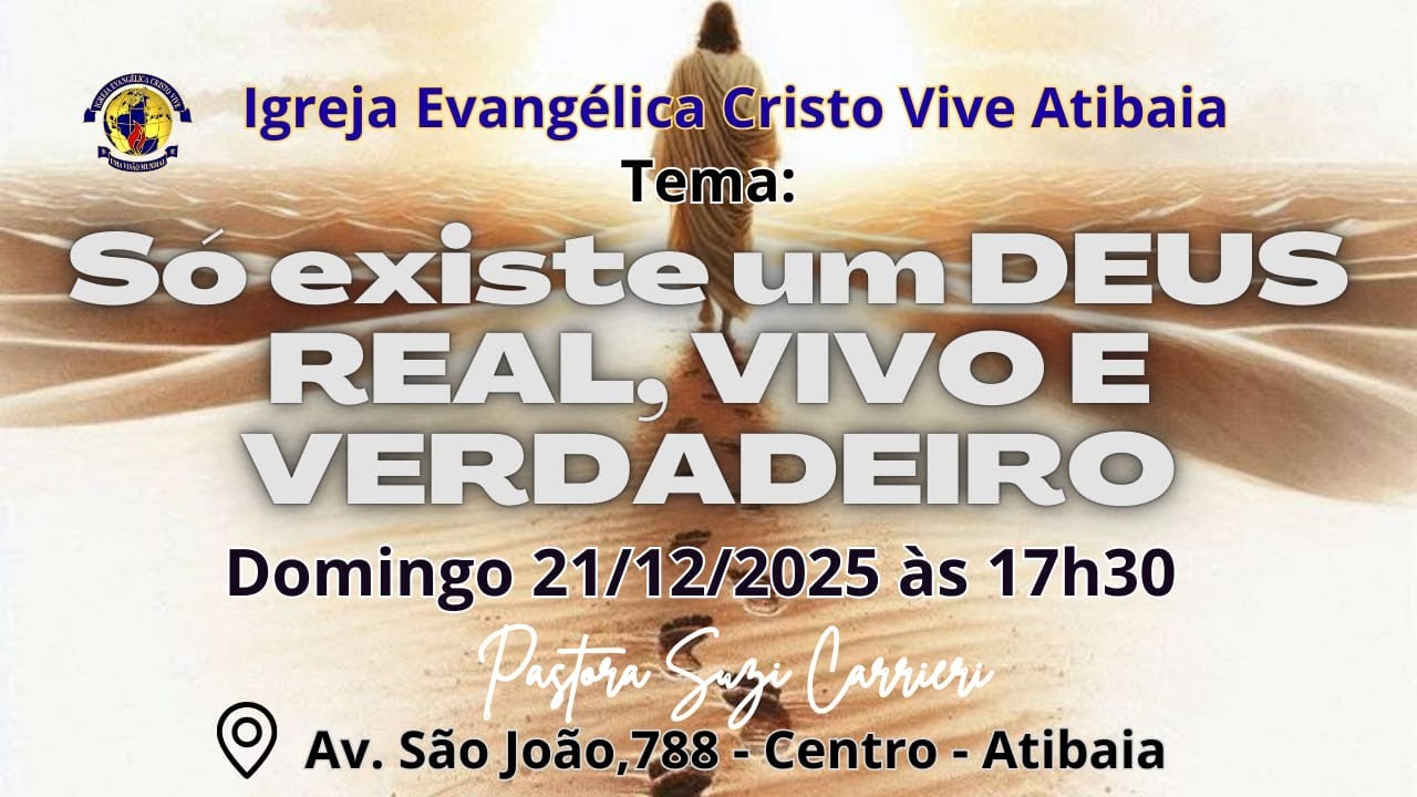 SÓ EXISTE UM DEUS REAL, VIVO E VERDADEIRO! PREGAMOS O ÚNICO EVANGELHO DA GRAÇA DE DEUS!