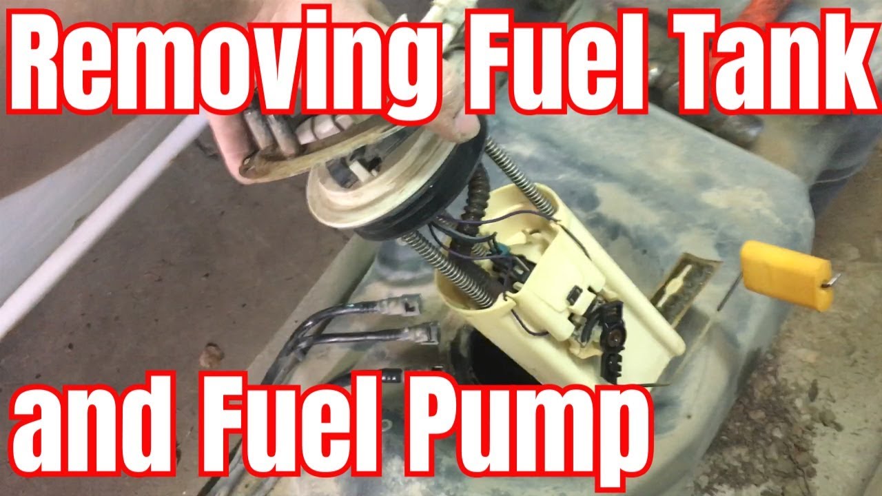 Removing the Fuel Tank/Fuel Pump from a 2000 Chevy Silverado