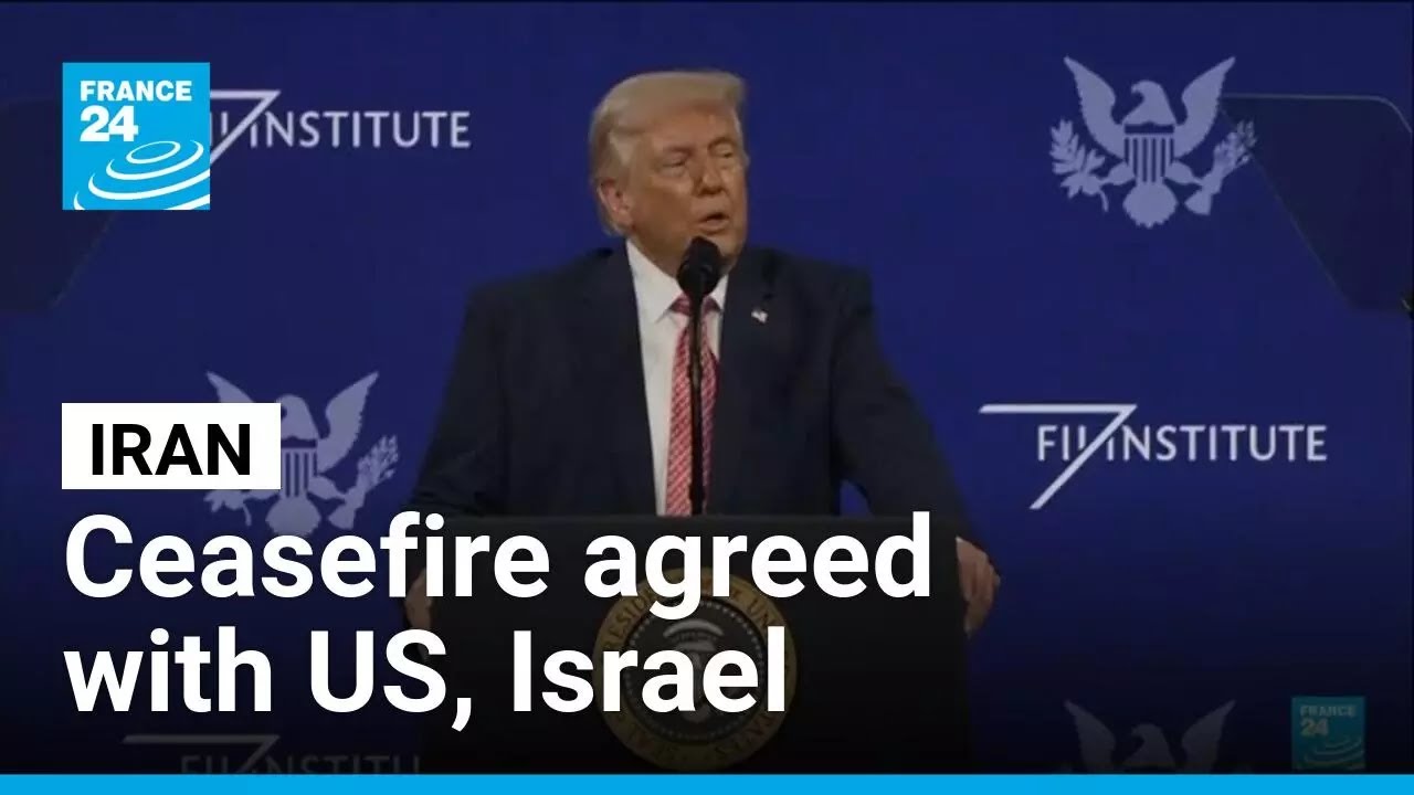 US, Israel and Iran agree to 2-week ceasefire as Trump pulls back on threats &bull; FRANCE 24 English