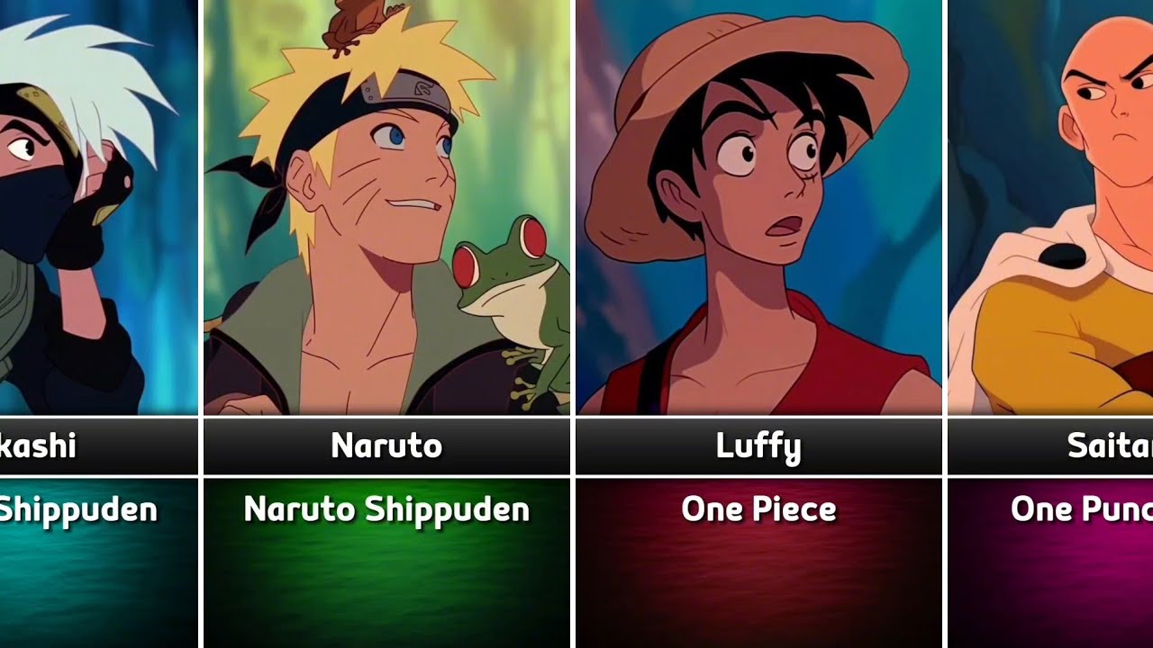 Anime Characters in Disney World