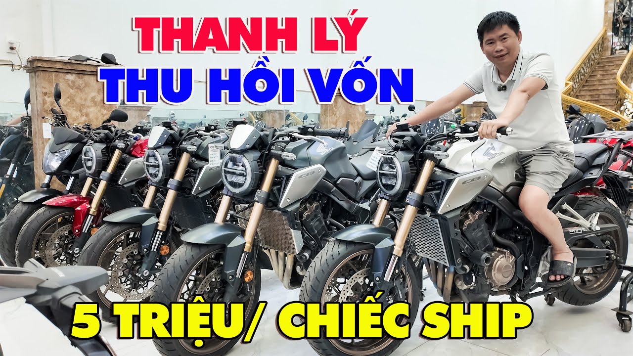 THANH LÝ XE CÔNG AN CB250R CBX750 GSX150 SHADOW 750  REBEL 250 USA CB650R Z800 Z900 DUCATI 937 SỐC 5