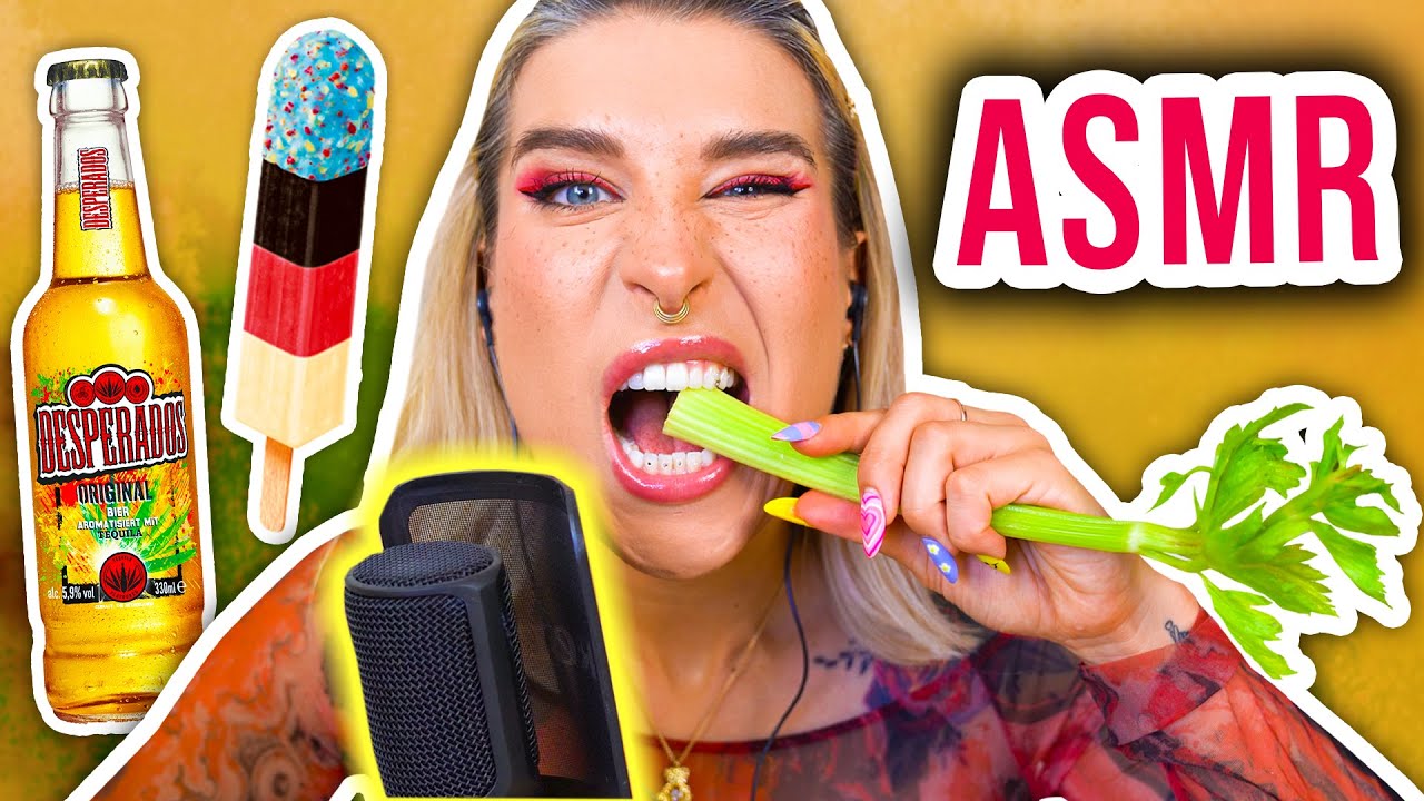 Chrupiące i strzelające ASMR! 🎧 seler, prażynki, lody, orzeszki, wafelki! | Agnieszka Grzelak Vlog