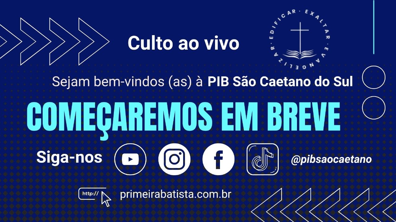 08/02 | NOITE | CULTO DE CELEBRAÇÃO | PR LUCAS MELONI