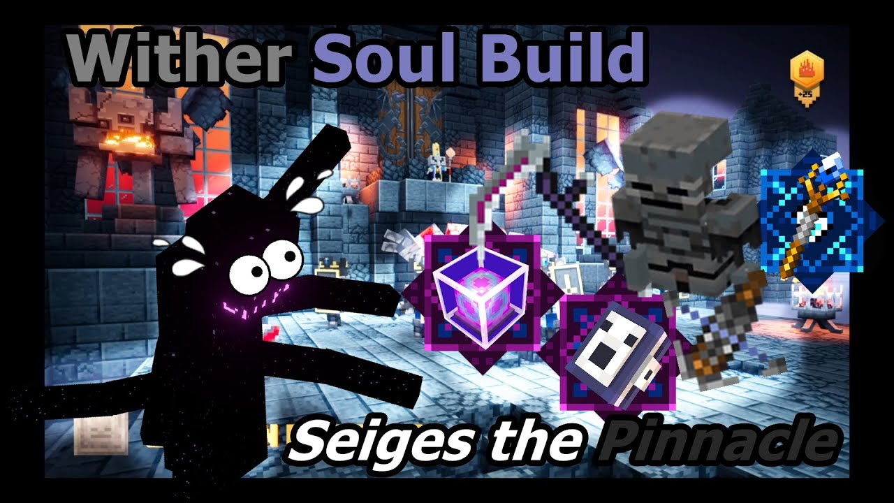 Wither Soul Build Assaulting Obsidian Pinnacle (Apocalypse+25) - Minecraft Dungeons