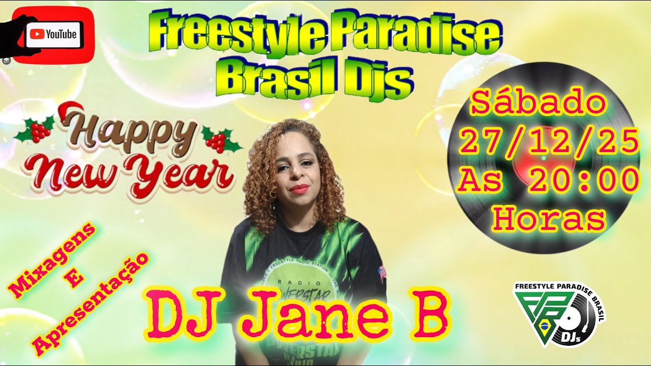 Dj Jane B - Freestyle Paradise Brasil Djs - 27/12/2025
