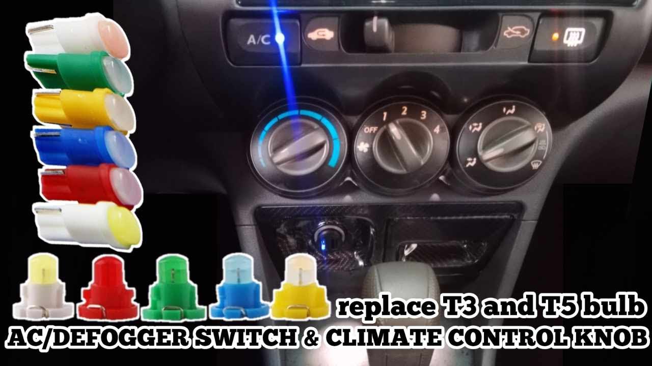 AC & DEFOGGER SWITCH BUSTED T5 LIGHT INDICATION REPLACEMENT | HONDA CITY IDSI