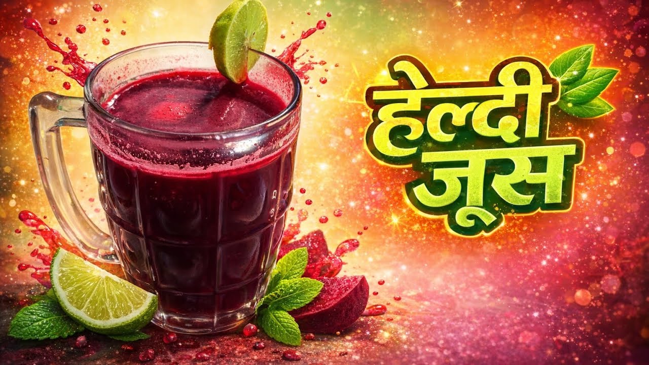 ताज़गी भरा हेल्दी जूस 