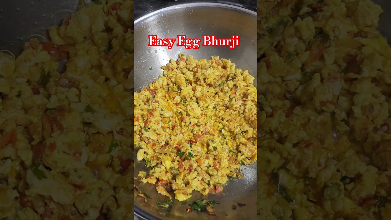 Easy Egg Bhurji #shorts #youtube #ytshorts #shortvideo #egg #anda #bhurji #recipe #asmr