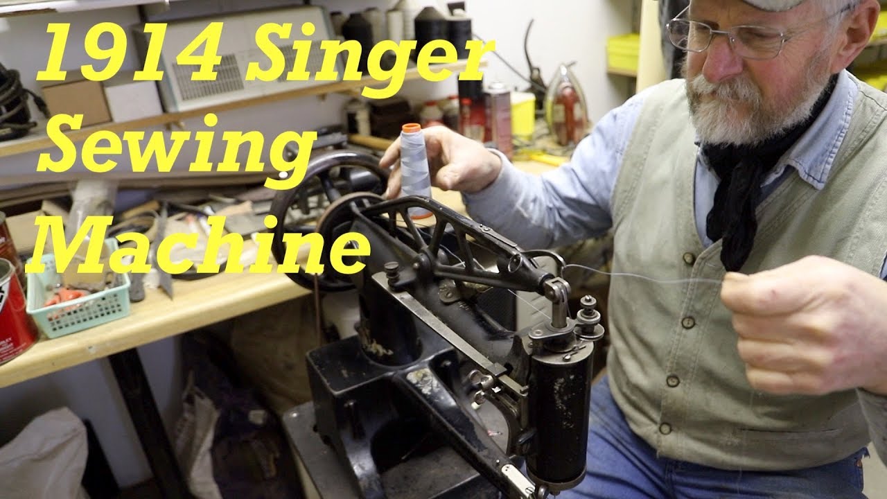 Использование старинной швейной машины Singer Patch 1914 года | Автомастерская Энгельса