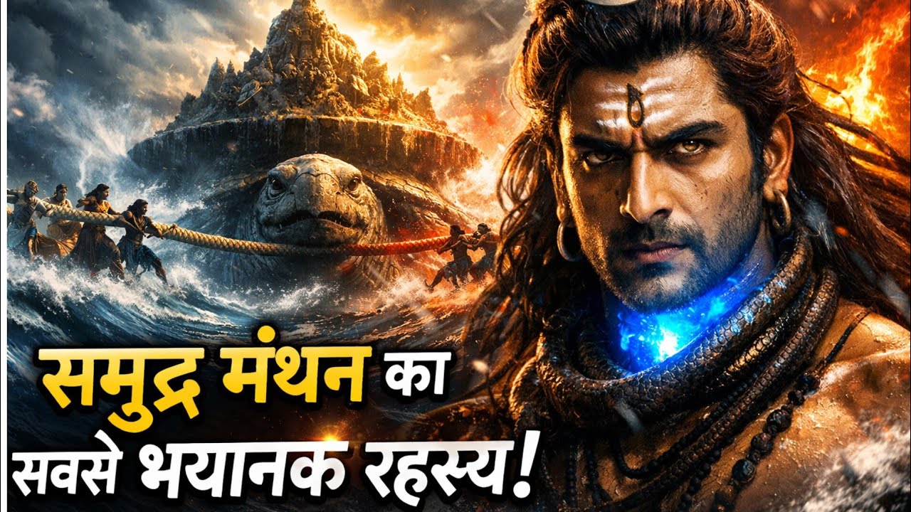 जब शिव ने पिया हलाहल विष | समुद्र मंथन की सम्पूर्ण कहानी!😱