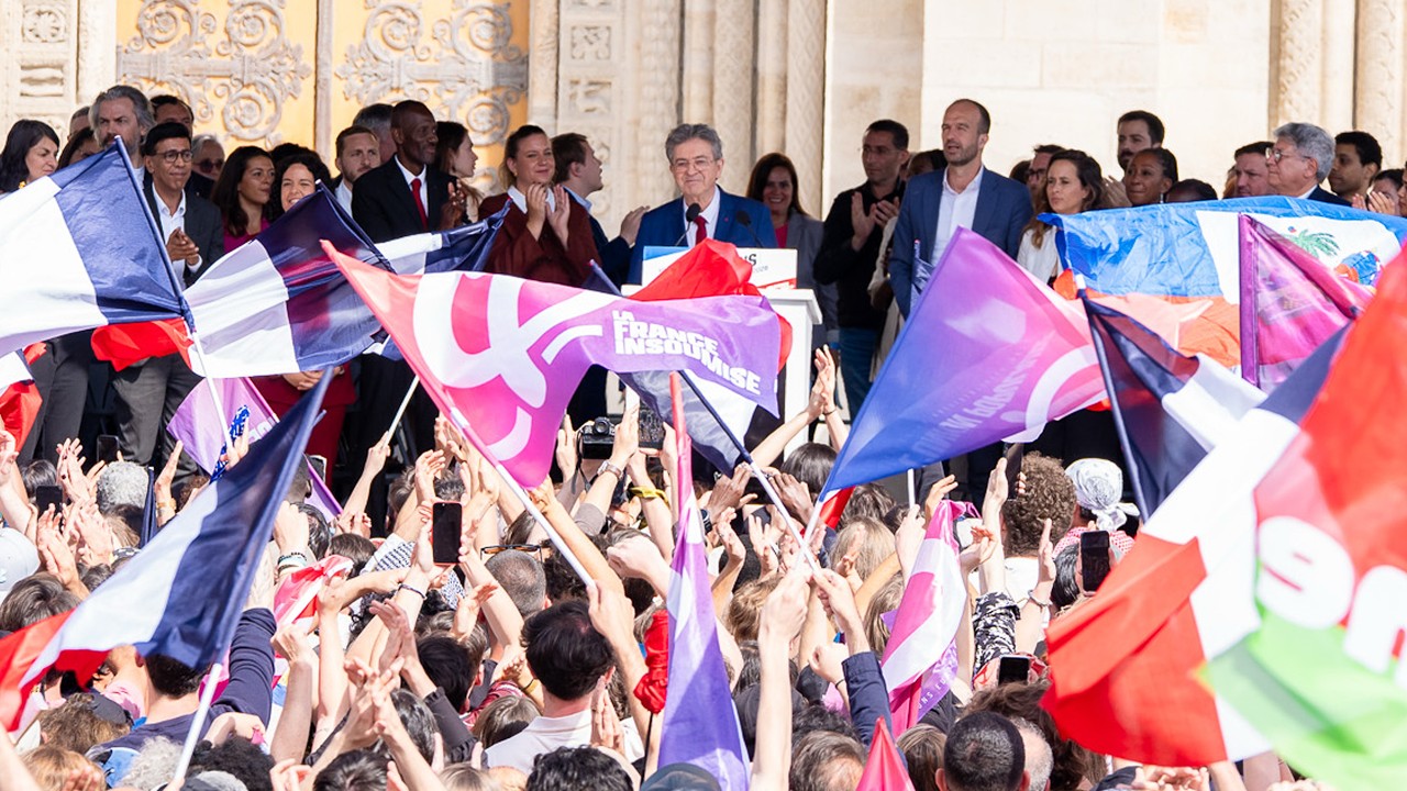 🔴 Meeting de Jean-Luc M&eacute;lenchon &agrave; Saint-Denis