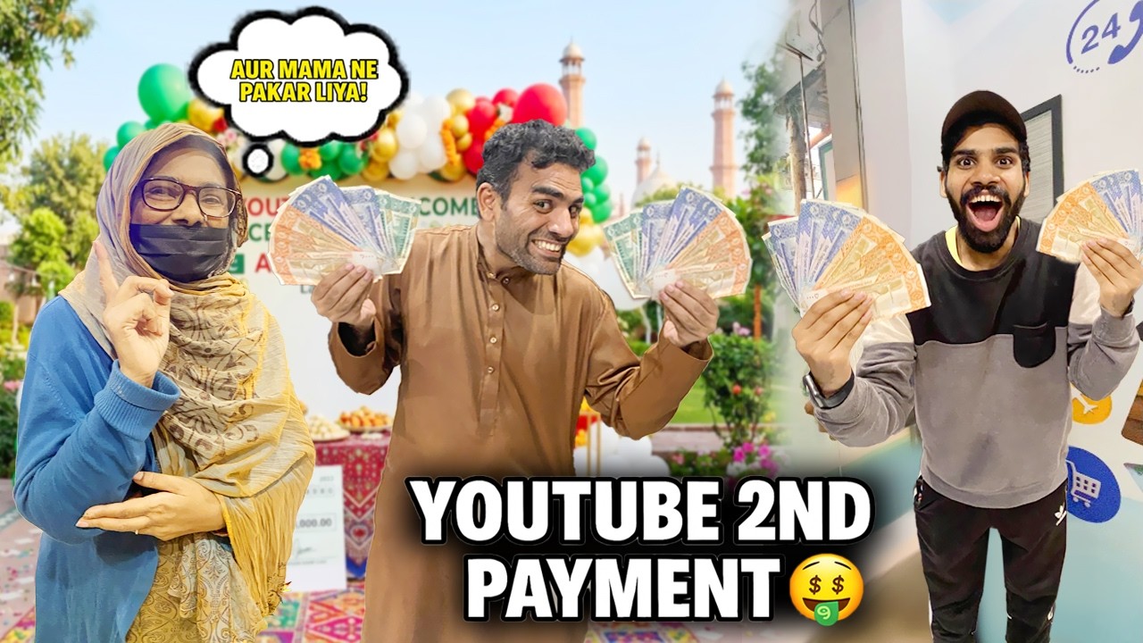 YouTube ki 2nd Payment aa gayi 😍 | Kashif Bhai ne saare paise chura liye 😱 | Hussnain Hashmi