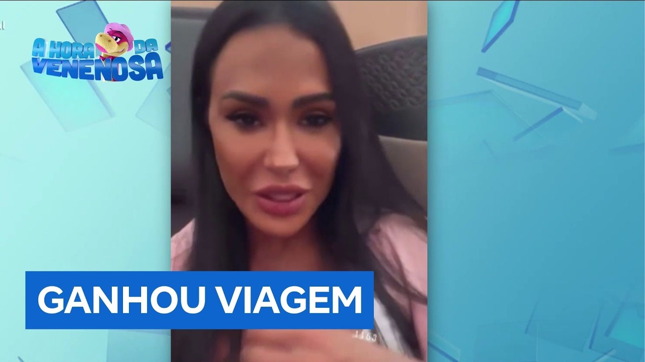 Gracyanne Barbosa é surpreendida com viagem romântica para Maldivas