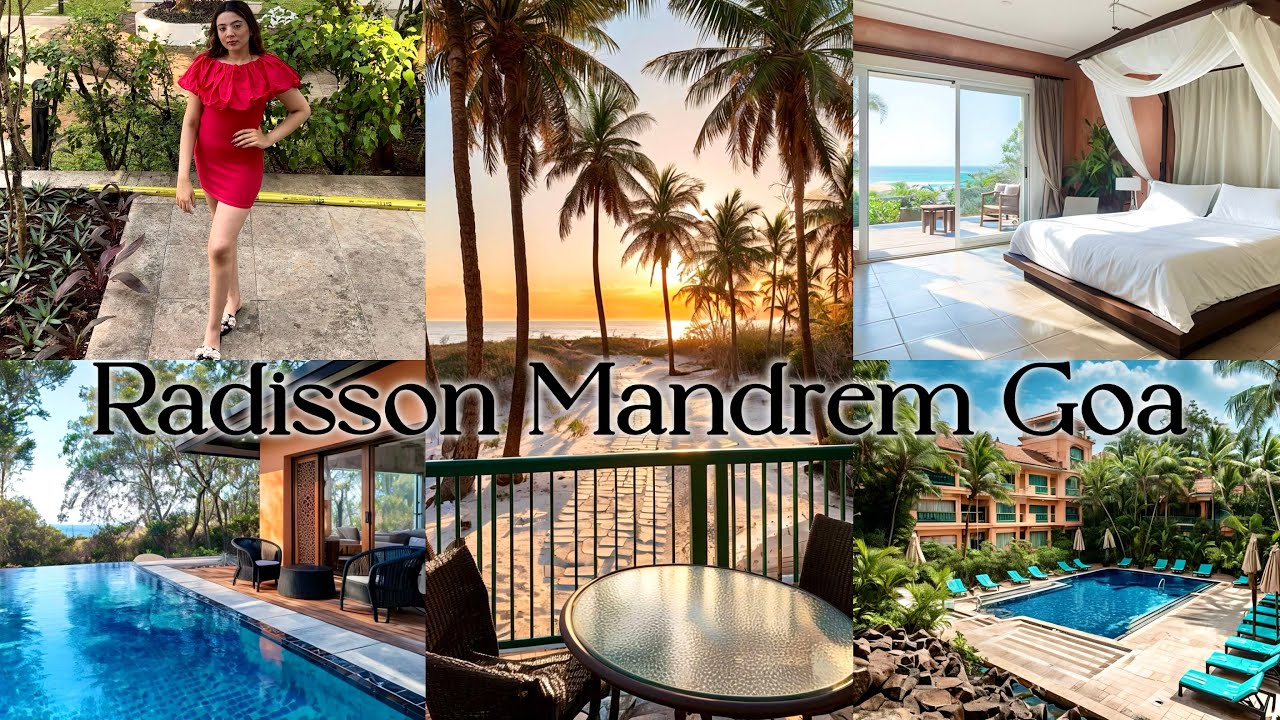 Secret Beach Resort in Goa | Radisson Mandrem Beach Resort, Goa ✨🏝