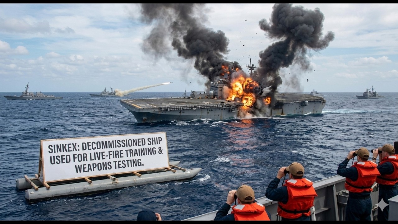 Why the US Navy Blows Up its Own Ships...