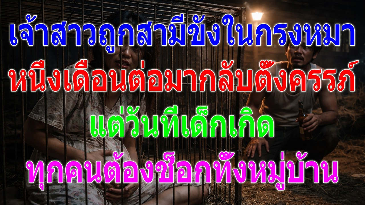 เจ้าสาวถูกสามีขังในกรงหมา หนึ่งเดือนต่อมาตั้งครรภ์ แต่วันที่เด็กเกิด ทั้งหมู่บ้านช็อก