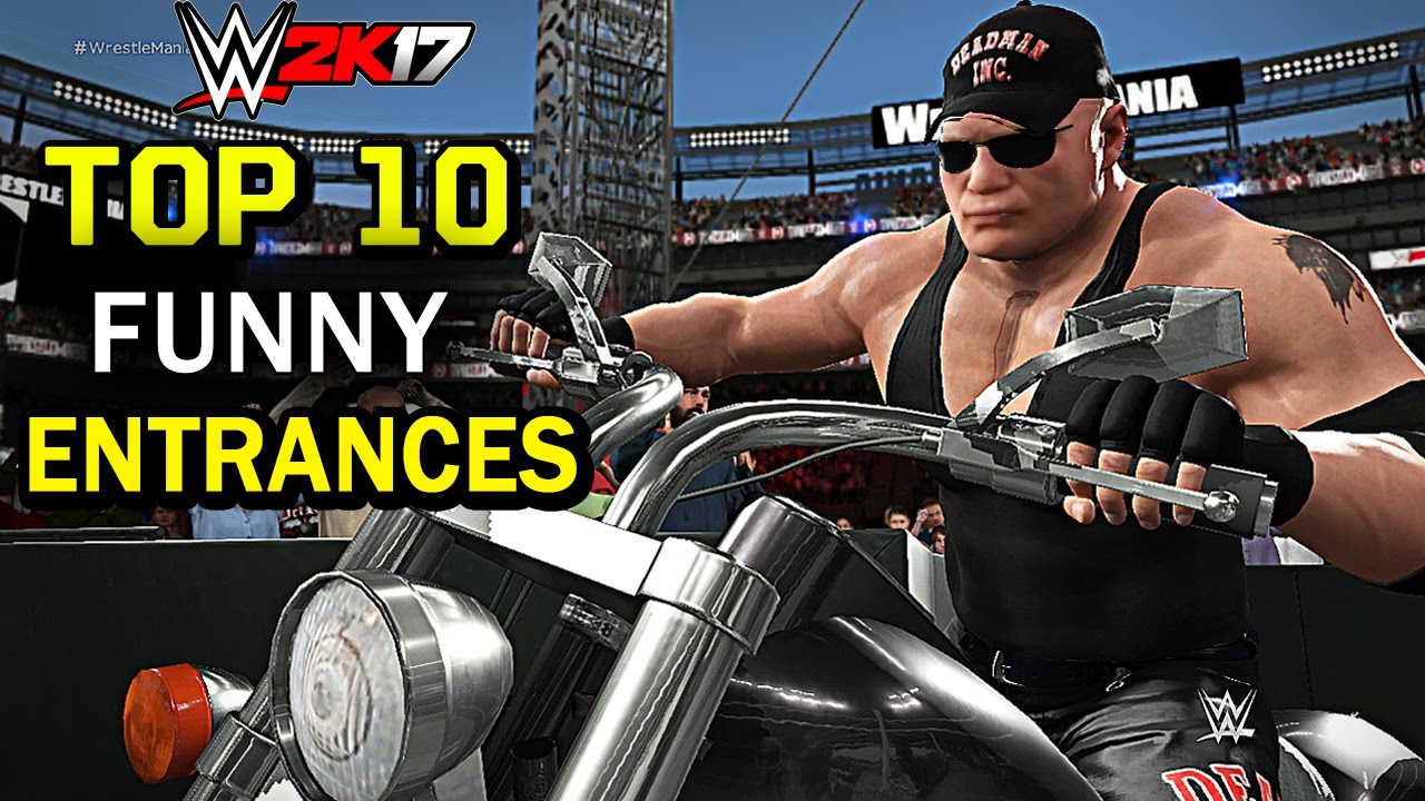 WWE 2K17 - Top 10 Funny Entrances Part 2 