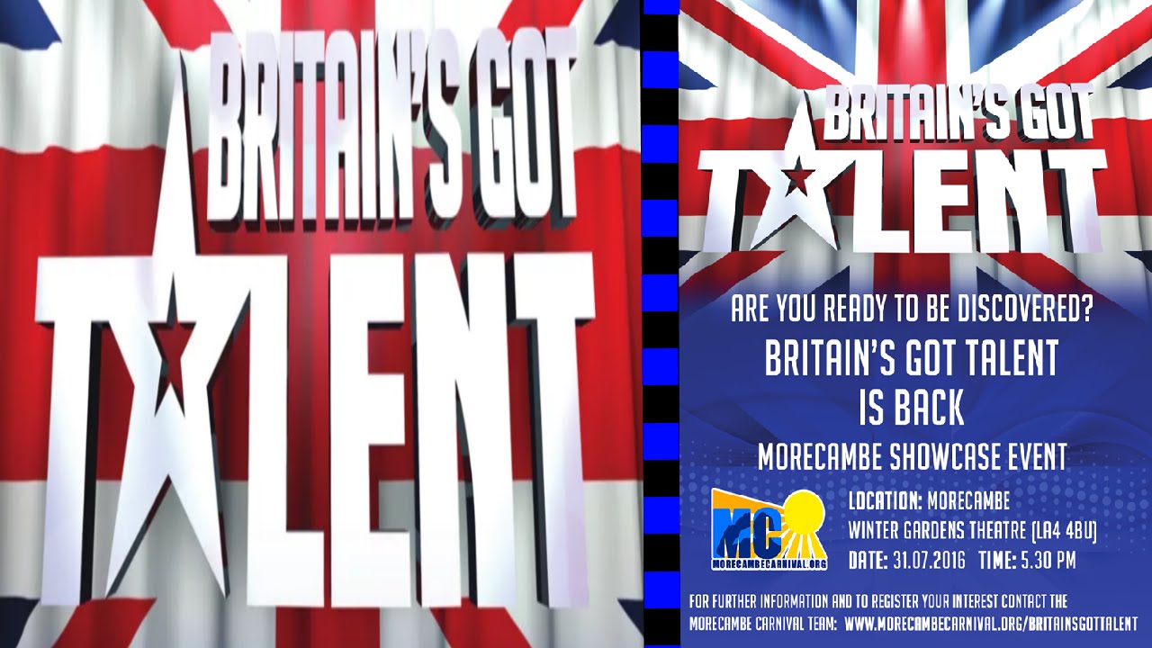 BRITAIN'S GOT TALENT AUDITIONS IN MORECAMBE 2016!!
