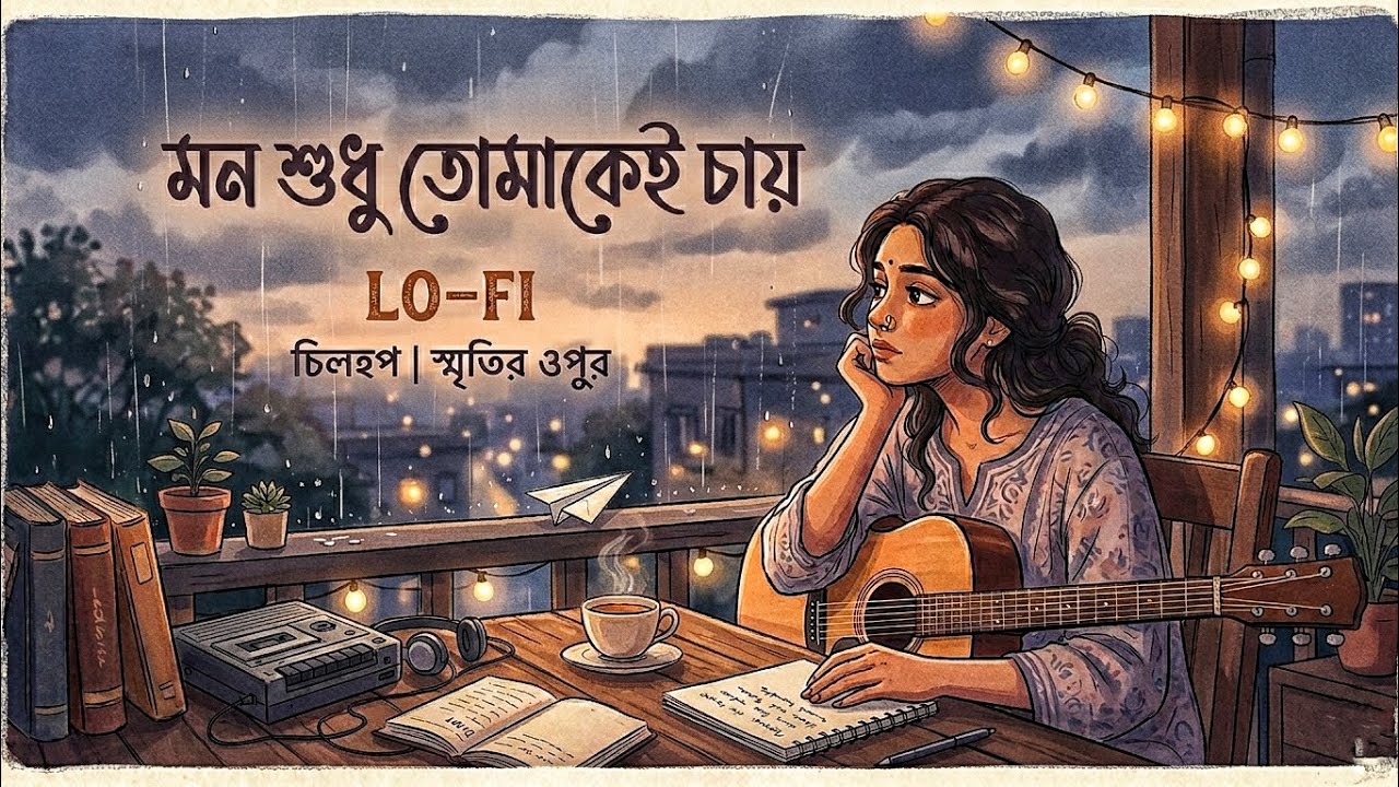 মন শুধু তোমাকেই চায় - Mon Shudu Tomakei Chay | Lofi Chillhop 🌧️✨