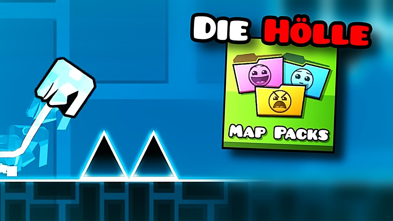 Ich habe die Geometry Dash MAP PACKS gespielt! (...und überlebt!)