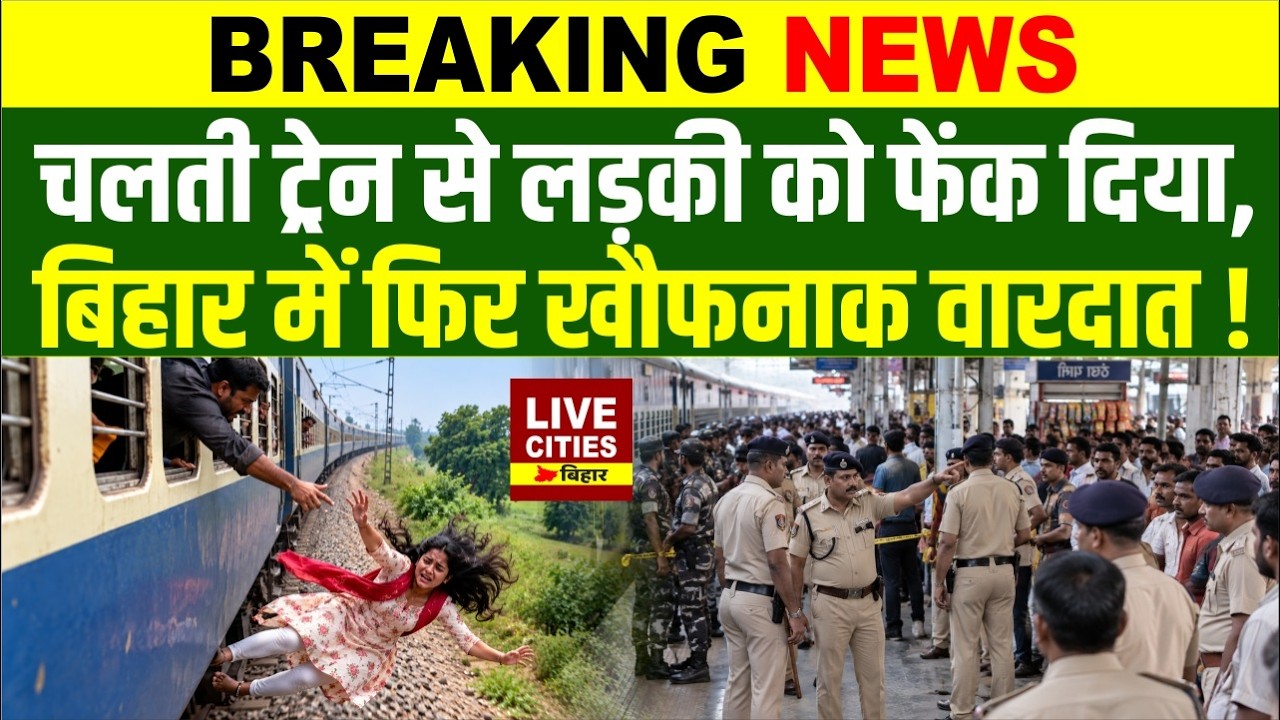 Bihar में फिर खौफनाक वारदात, चलती Train से लड़की को फेंक दिया, Lover निकला खलनायक...