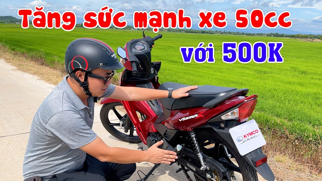 Hướng dẫn Độ xe 50cc chỉ với 500K chạy tít | Lên Nòng 65, Hạ Dĩa sau, Cắt quả ga