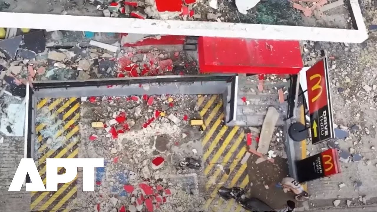 Drone Footage Reveals Devastation After 6.9 Magnitude Quake in Philippines | APT